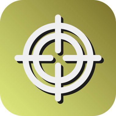 Kişisel ve ticari kullanım için Avcı Vektörü Glyph Gradyan Arkaplan Simgesi