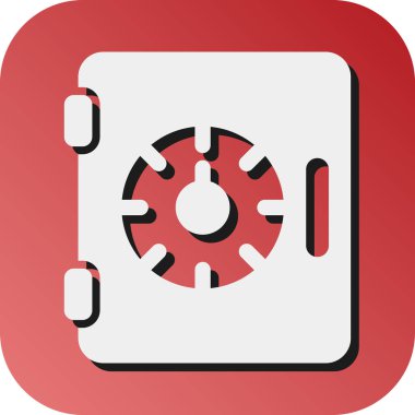 Kişisel ve Ticari Kullanım İçin Dolap Vektörü Glyph Gradyan Arkaplan Simgesi