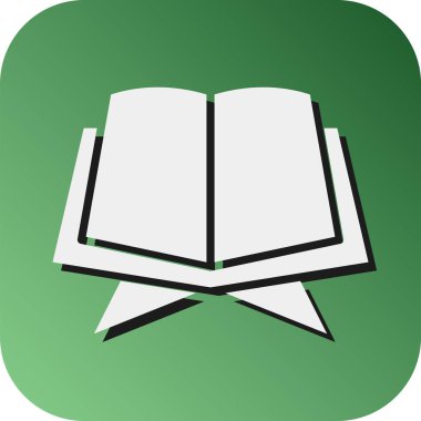 Kişisel ve ticari kullanım için Kutsal Kitap Vektörü Glyph Gradyan Arkaplan Simgesi