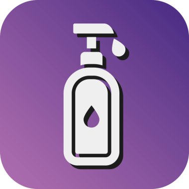 Kişisel ve ticari kullanım için losyon Vektörü Glyph Gradyan Arkaplan Simgesi