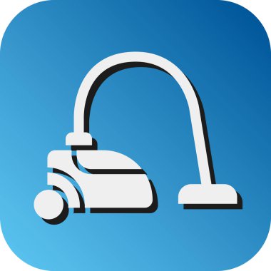 Kişisel ve Ticari Kullanım İçin Süpürge Temizleyici Vektör Gradyan Arkaplan Simgesi