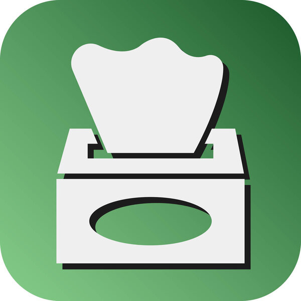 Tissue Box Vector Glyph Gradient Background Icon For Personal And Commercial Use