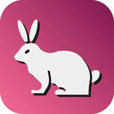 Kişisel ve Ticari Kullanım İçin Hayvanlar Vektörü Glyph Gradyan Arkaplan Simgesi