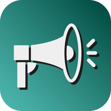 Kişisel ve Ticari Kullanım için Farkındalık Vektörü Glyph Gradyan Arkaplan Simgesini Yükselt