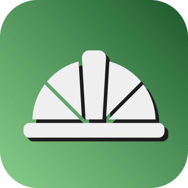 Kişisel ve Ticari Kullanım İçin Miğfer Vektörü Gradyan Arkaplan Simgesi