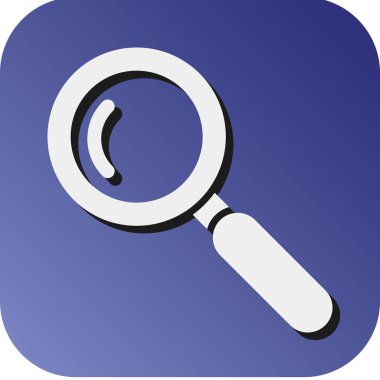 Kişisel ve Ticari Kullanım için Vektör Glyph Gradyan Arkaplan Simgesini Ara