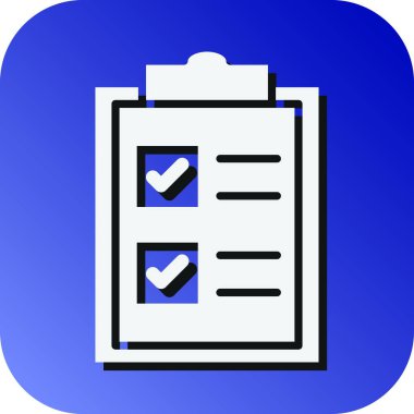 Kişisel ve ticari kullanım için Tıbbi Rapor Vektörü Glyph Gradyan Arkaplan Simgesi