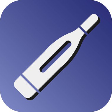 Kişisel ve ticari kullanım için Termometre Vektör Gradyan Arkaplan Simgesi