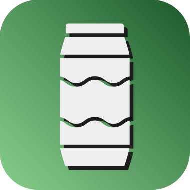 Kişisel ve ticari kullanım için Soda Konservesi Vektörü Gradyan Arkaplan Simgesi