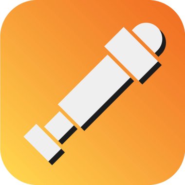 Kişisel ve Ticari Kullanım İçin Spyglass Vektör Gradyan Arkaplan Simgesi