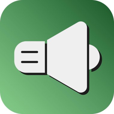 Kişisel ve ticari kullanım için Ses Vektörü Gradyan Arkaplan Simgesi