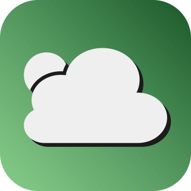 Kişisel ve ticari kullanım için Hava Durumu Vektörü Glyph Gradyan Arkaplan Simgesi