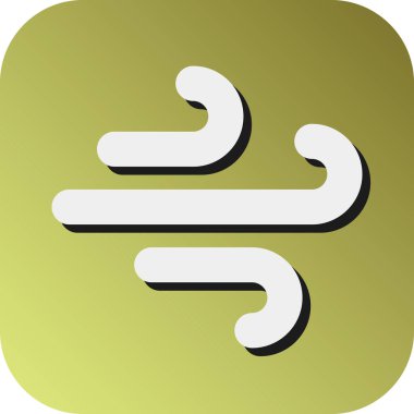 Kişisel ve ticari kullanım için Rüzgâr Vektörü Glyph Gradyan Arkaplan Simgesi