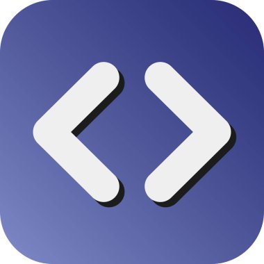 Kişisel ve Ticari Kullanım için Çift Ok Vektör Gradyan Arkaplan Simgesi