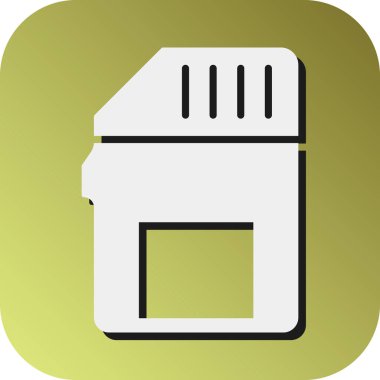 Kişisel ve ticari kullanım için Kart Vektörü Glyph Gradyan Arkaplan Simgesi