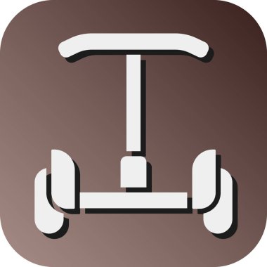 Kişisel ve Ticari Kullanım için Segway Vektörü Glyph Gradyan Arkaplan Simgesi