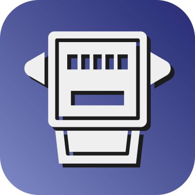 Kişisel ve Ticari Kullanım İçin Elektrik Karşıtı Vektör Gradyan Arkaplan Simgesi