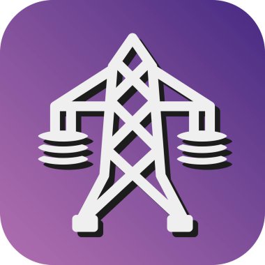 Kişisel ve ticari kullanım için Polonyalı Vektör Glyph Gradyan Arkaplan Simgesi