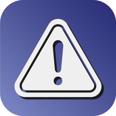 Kişisel ve Ticari Kullanım İçin Tehlike Vektörü Glyph Gradyan Arkaplan Simgesi