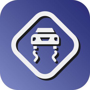 Kişisel ve ticari kullanım için Kaygan Vektör Kabartma Gradyan Arkaplan Simgesi