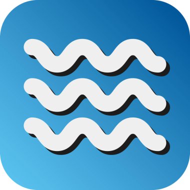 Kişisel ve ticari kullanım için Dalga Vektörü Glyph Gradyan Arkaplan Simgesi