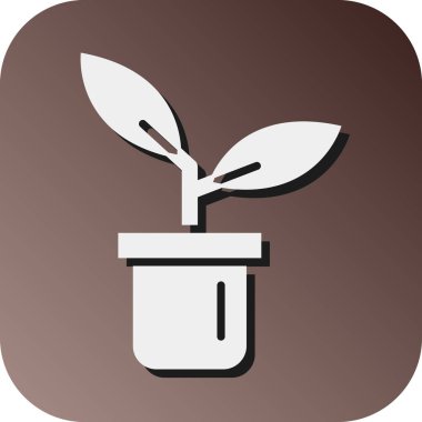 Kişisel ve ticari kullanım için Gezegen Vektörü Glyph Gradyan Arkaplan Simgesi