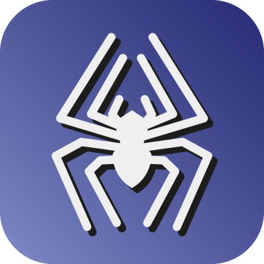 Kişisel ve ticari kullanım için Spider Vector Glyph Gradyan Arkaplan Simgesi
