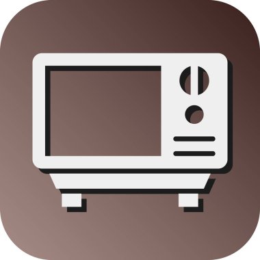 Kişisel ve Ticari Kullanım İçin Mikrodalga Vektör Gradyan Arkaplan Simgesi