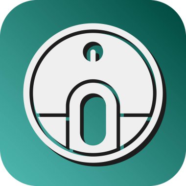 Kişisel ve Ticari Kullanım İçin Robot Vakum Vektör Gradyan Arkaplan Simgesi