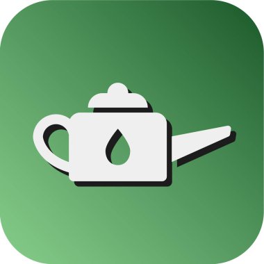 Kişisel ve ticari kullanım için Yağ Vektörü Glyph Gradyan Arkaplan Simgesi