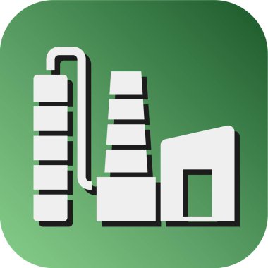 Kişisel ve Ticari Kullanım İçin Bitki Vektörü Glyph Gradyan Arkaplan Simgesi İşleniyor