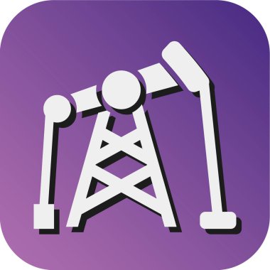 Kişisel ve ticari kullanım için Yağ Madeni Vektörü Gradyan Arkaplan Simgesi