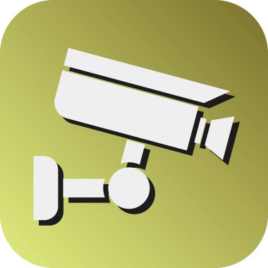 Kişisel ve ticari kullanım için CCCTV Vektörü Glyph Gradyan Arkaplan Simgesi