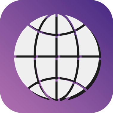 Kişisel ve Ticari Kullanım İçin Tarayıcı Vektörü Glyph Gradyan Arkaplan Simgesi