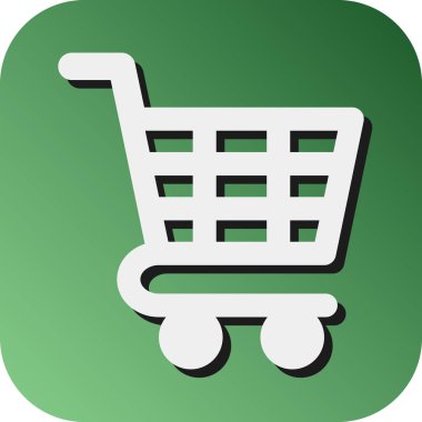 Kişisel ve ticari kullanım için Trolley Vektörü Glyph Gradyan Arkaplan Simgesi