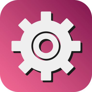 Kişisel ve ticari kullanım için Vektör Glyph Gradyan Arkaplan Simgesi Ayarlanıyor