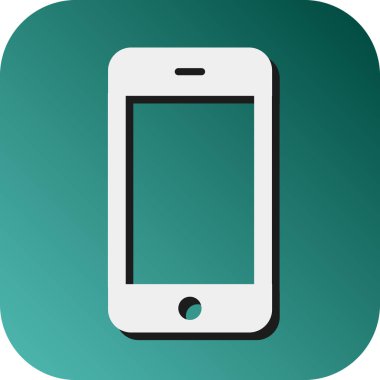 Kişisel ve Ticari Kullanım İçin Mobil Vektör Glyph Gradyan Arkaplan Simgesi