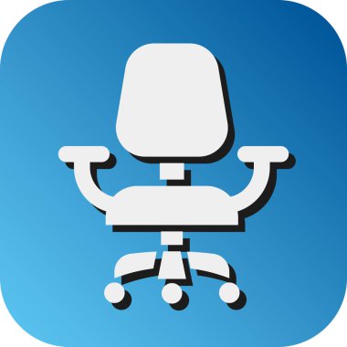 Kişisel ve ticari kullanım için Kürsü Vektörü Glyph Gradyan Arkaplan Simgesi