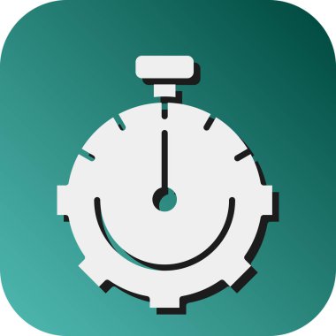 Kişisel ve ticari kullanım için Zaman Yönetimi Vektörü Glyph Gradyan Arkaplan Simgesi