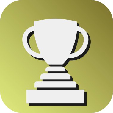 Kişisel ve Ticari Kullanım İçin Ödül Vektörü Glyph Gradyan Arkaplan Simgesi