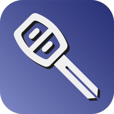 Kişisel ve ticari kullanım için Otomobil Anahtar Vektörü Glyph Gradyan Arkaplan Simgesi