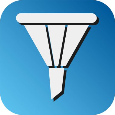 Kişisel ve ticari kullanım için Huni Vektörü Glyph Gradyan Arkaplan Simgesi