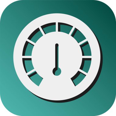 Kişisel ve Ticari Kullanım İçin Takhometer Vektör Gradyan Arkaplan Simgesi