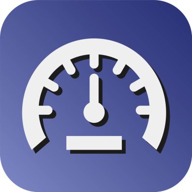 Kişisel ve Ticari Kullanım İçin Hız göstergesi Vektörü Gradyan Arkaplan Simgesi