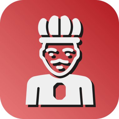 Kişisel ve ticari kullanım için King Vector Glyph Gradyan Arkaplan Simgesi