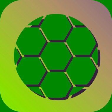 Kişisel ve ticari kullanım için Top Vektörü Glyph Gradyan Arkaplan Simgesi