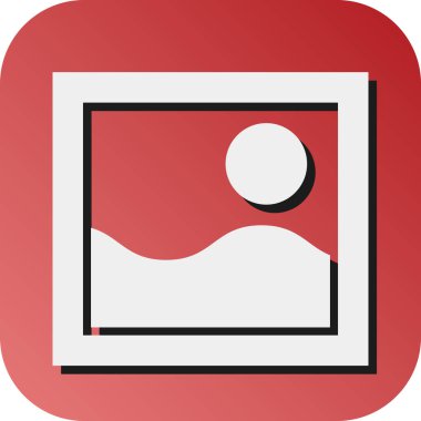 Kişisel ve Ticari Kullanım için Fotoğraf Vektörü Glyph Gradyan Arkaplan Simgesi