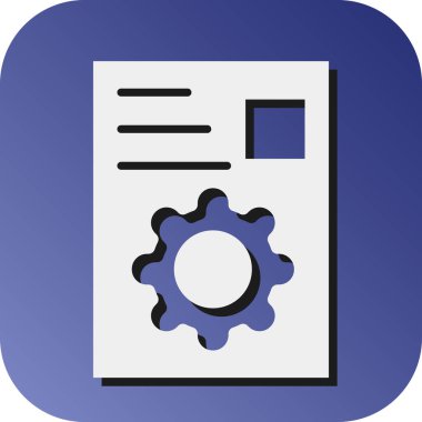 Kişisel ve Ticari Kullanım için Madde Pazarlama Vektörü Gradyan Arkaplan Simgesi