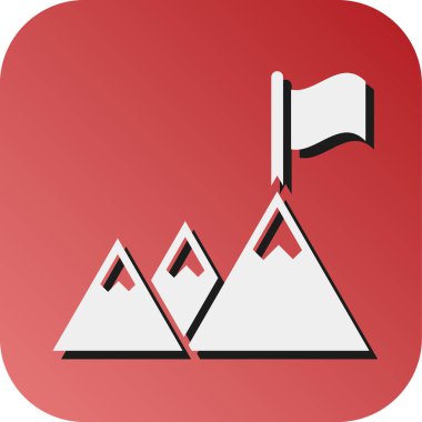 Kişisel ve Ticari Kullanım için Üst Vektör Glyph Gradyan Arkaplan Simgesi