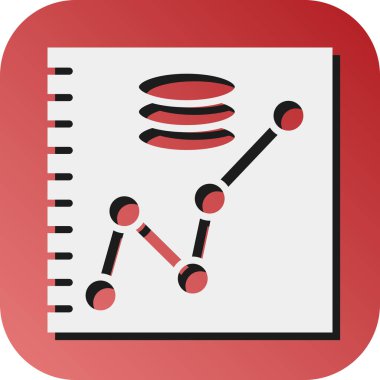 Kişisel ve Ticari Kullanım için Öngörü Vektörü Glyph Gradyan Arkaplan Simgesi